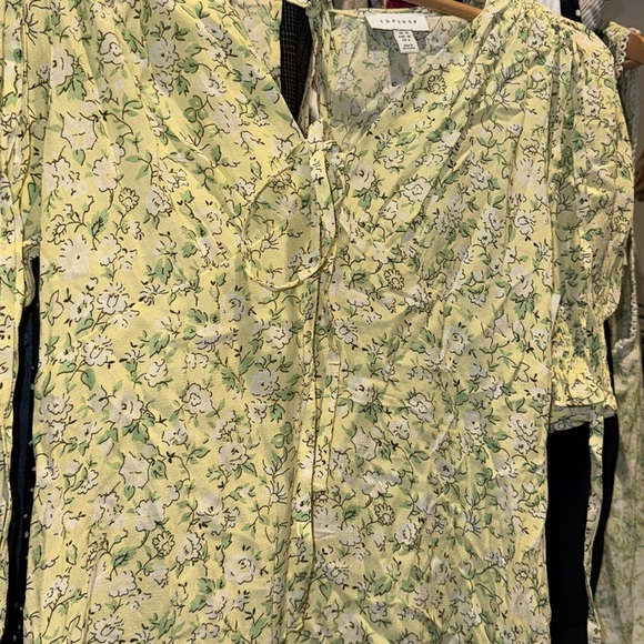 Topshop • NWT $95 USD yellow floral dress - Picture 2 of 3